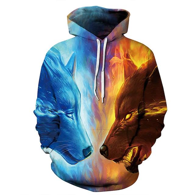3D Printed Hoodies Sweatshirts Unisex Pullover