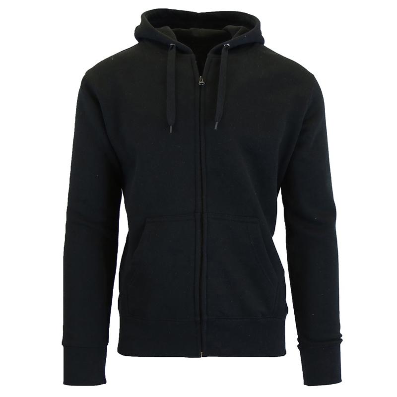 Men's Fleece-Lined Zip Sweater Hoodie